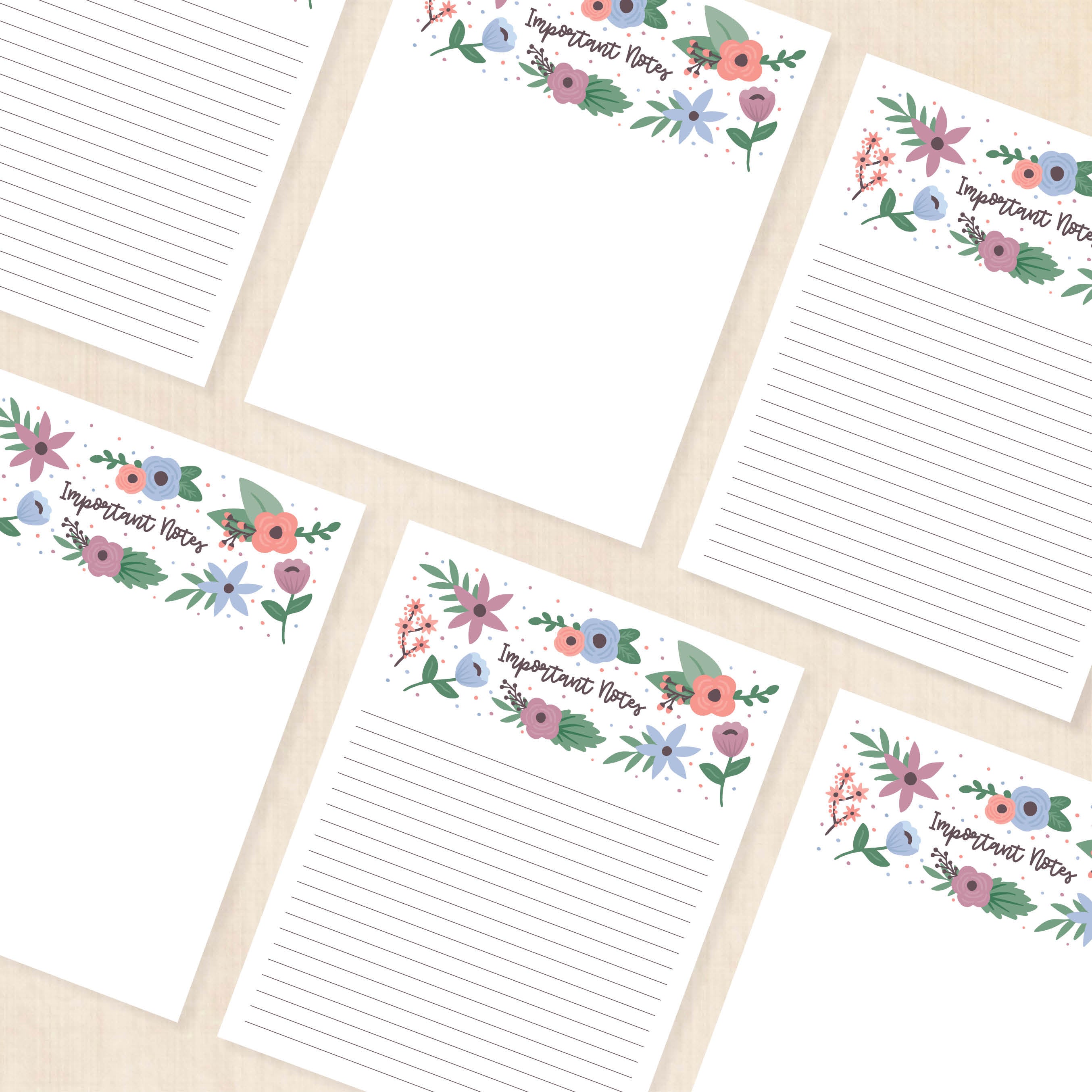 stationery template
