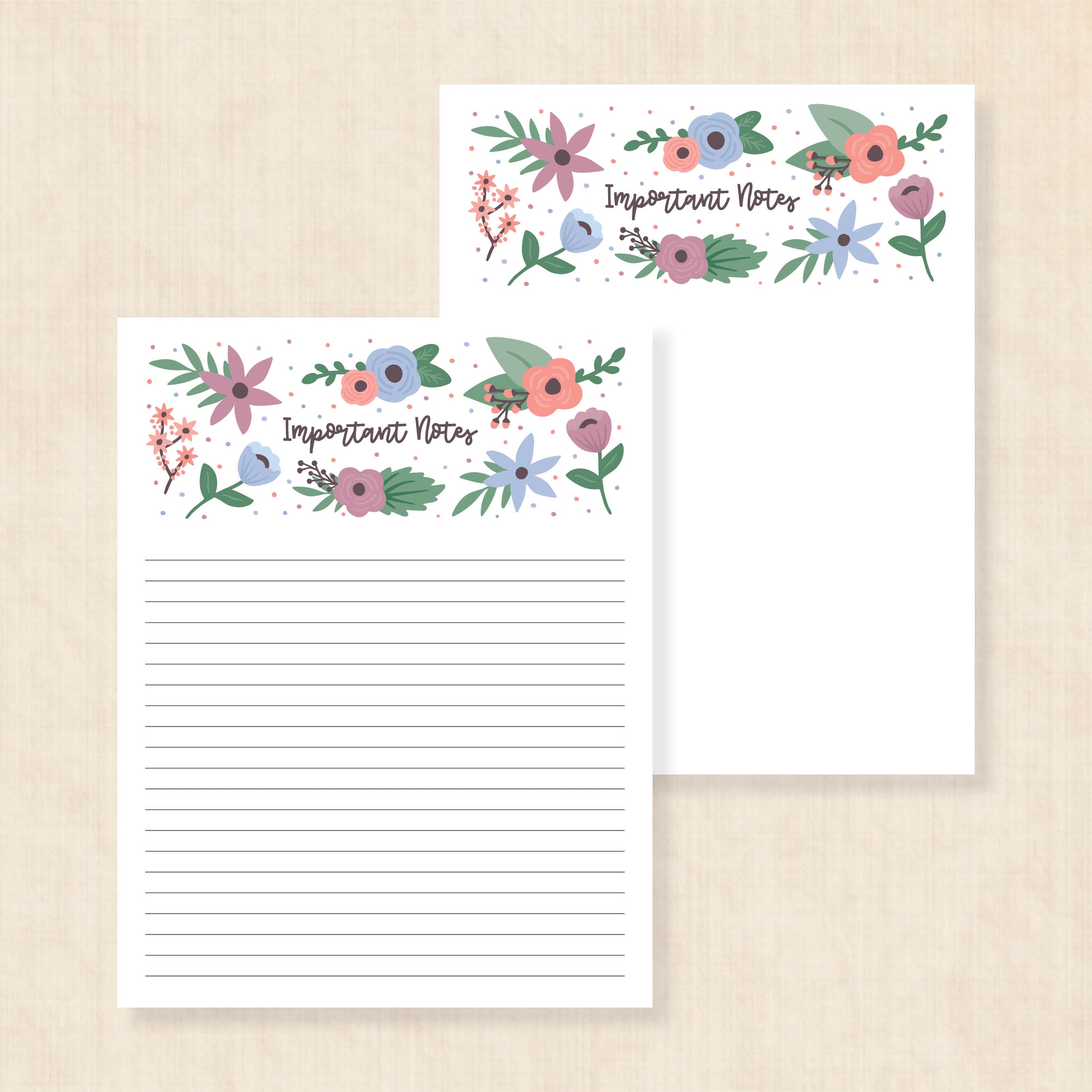 stationery template