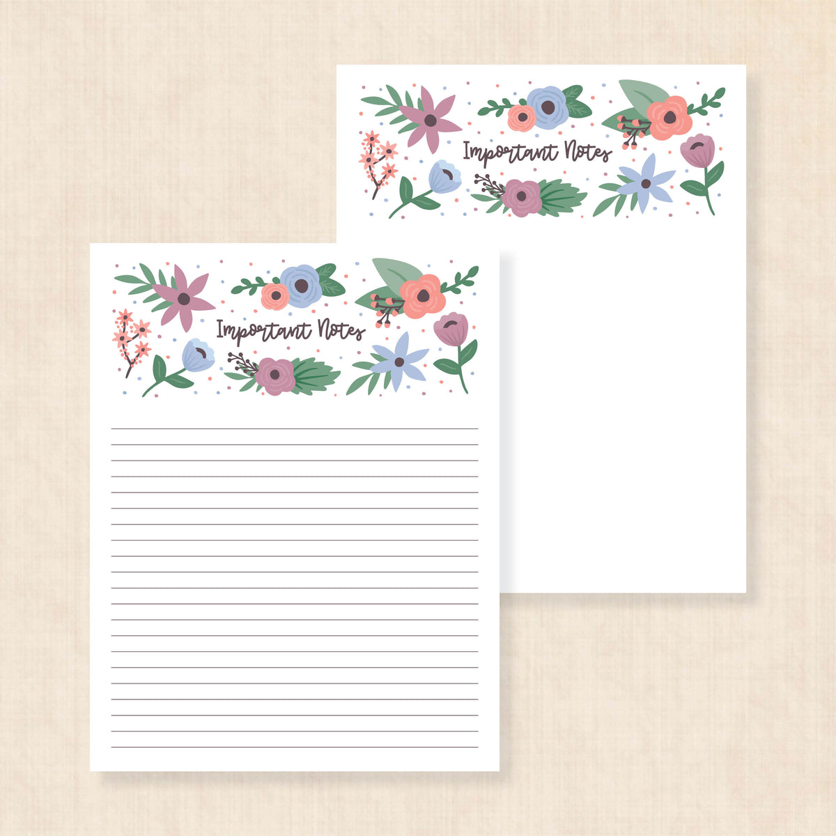 stationery template