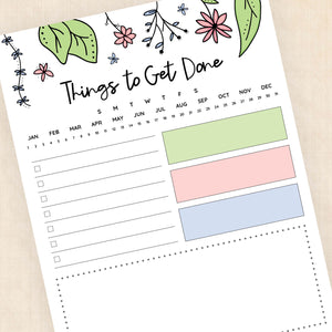 printable to do list
