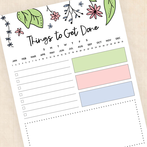 printable to do list