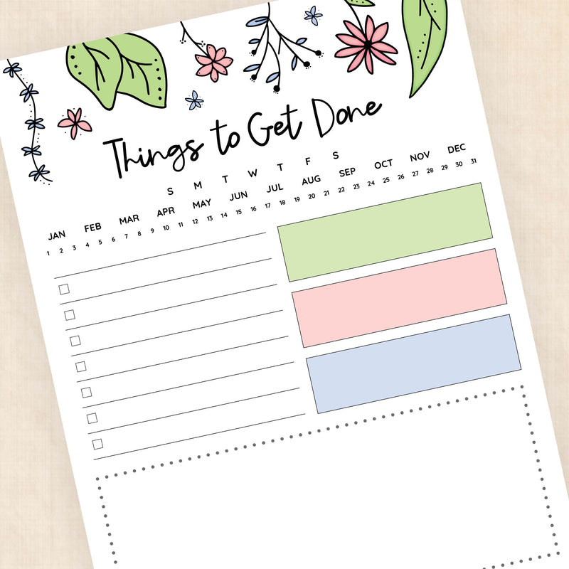 printable to do list