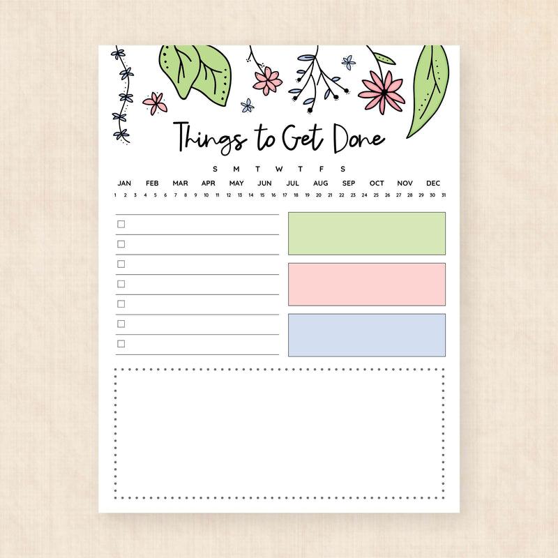 printable to do list