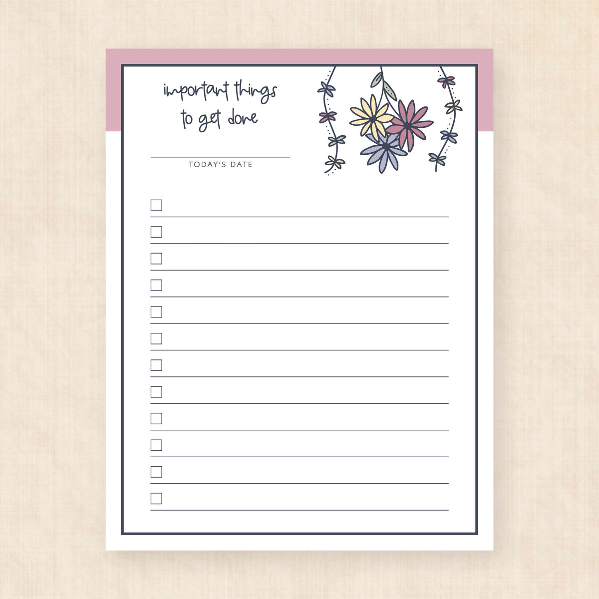 printable to do list