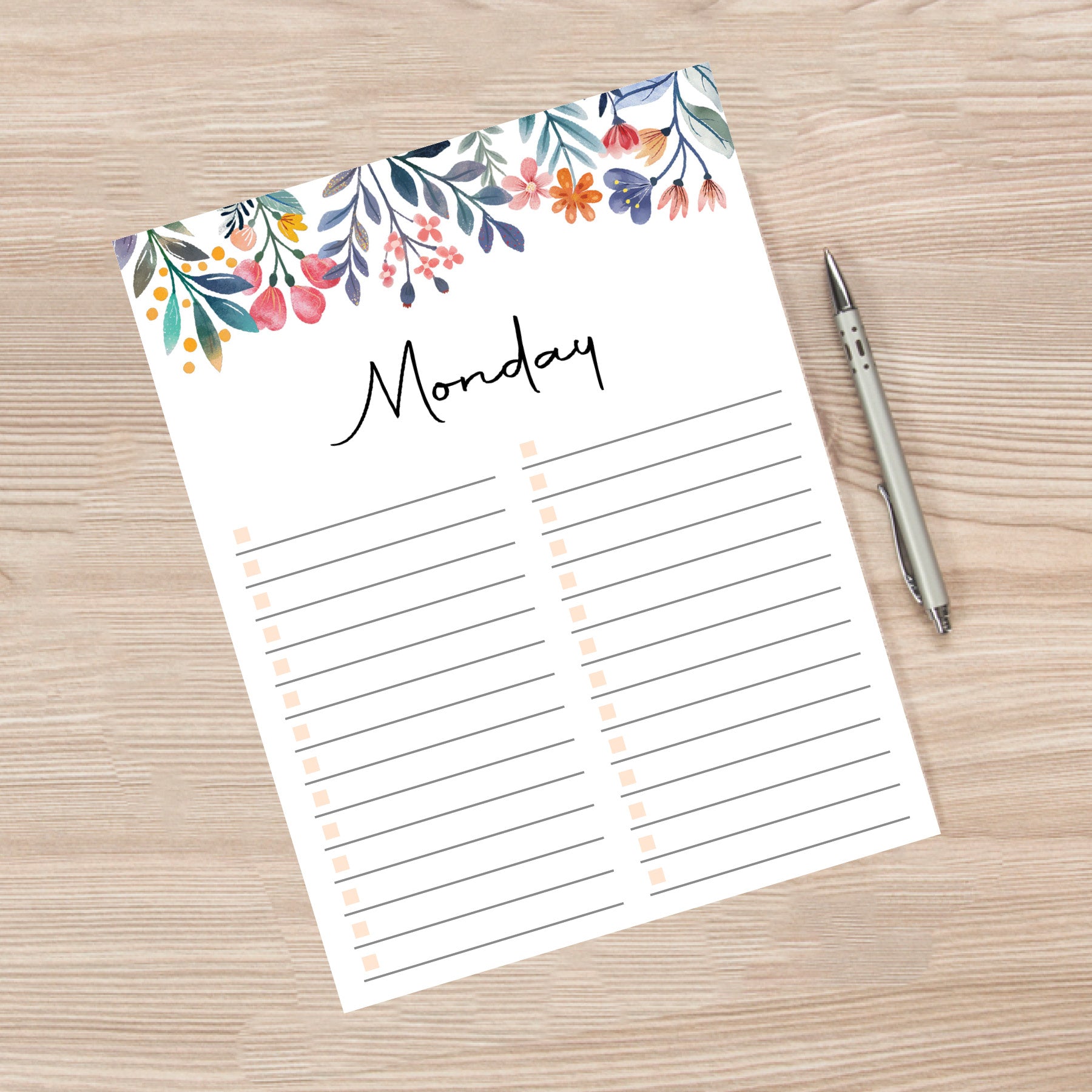 Printable Weekly Planner