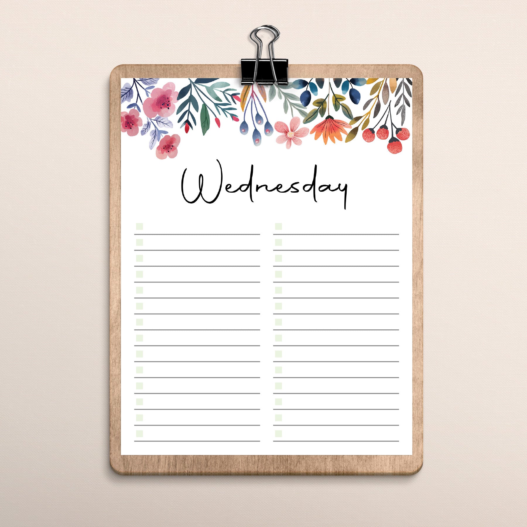 Printable Weekly Planner