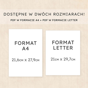 Kalendarz 2026 do druku: Colorful Crush