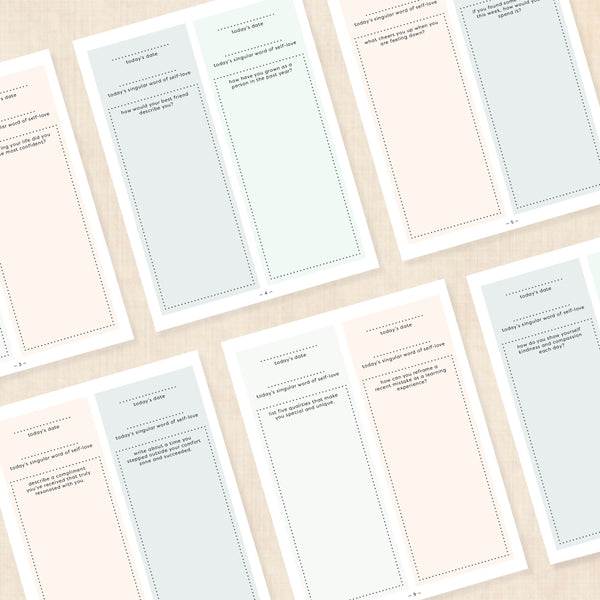 self esteem journal prompts