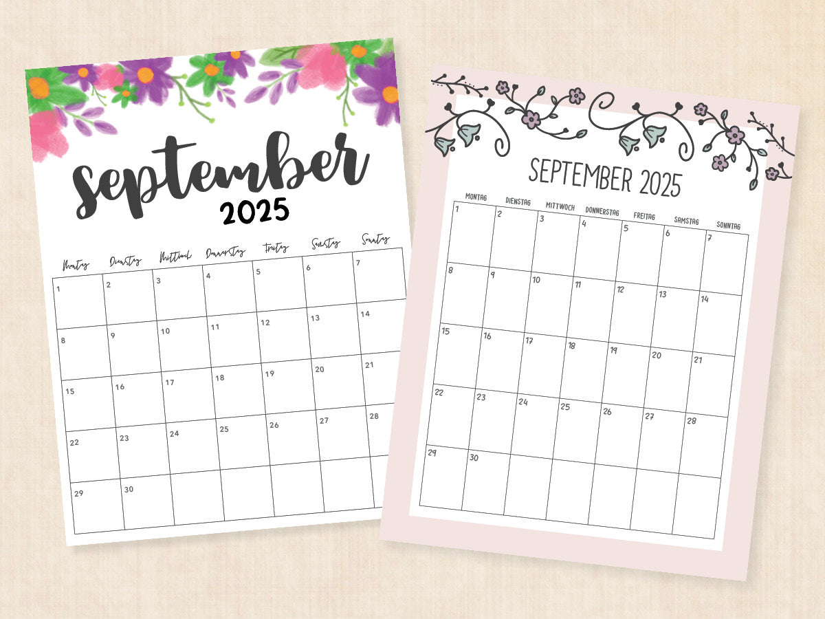 september 2025 kalender pdf