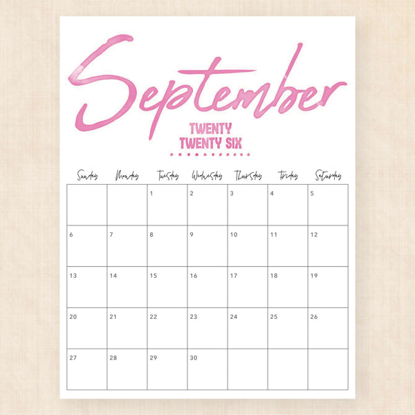 september 2026 calendar jazzy jewels