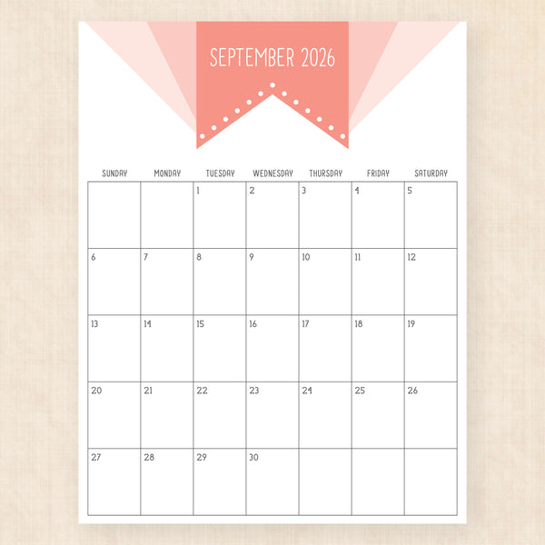 september 2026 calendar superhero soul