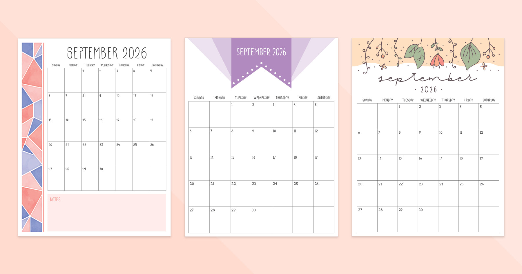 september 2026 calendar