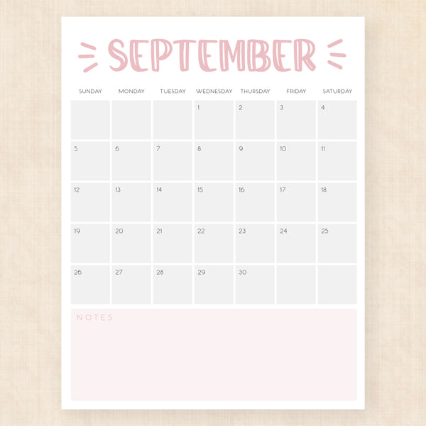 september 2027 calendar sassy splash