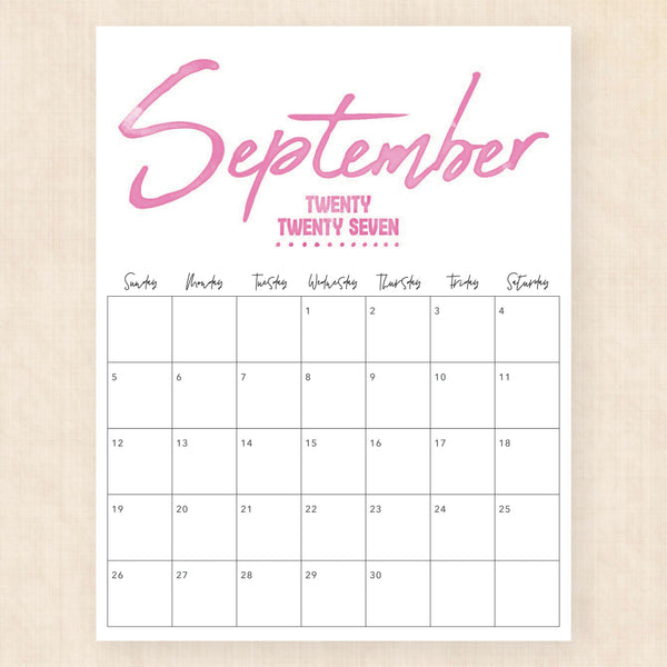 september 2027 calendar jazzy jewels