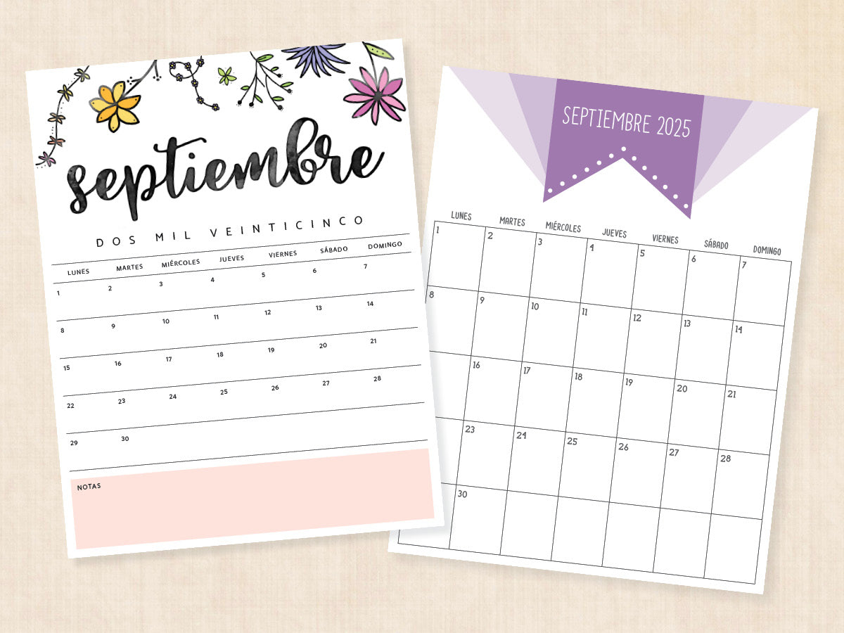 septiembre 2025 calendario pdf