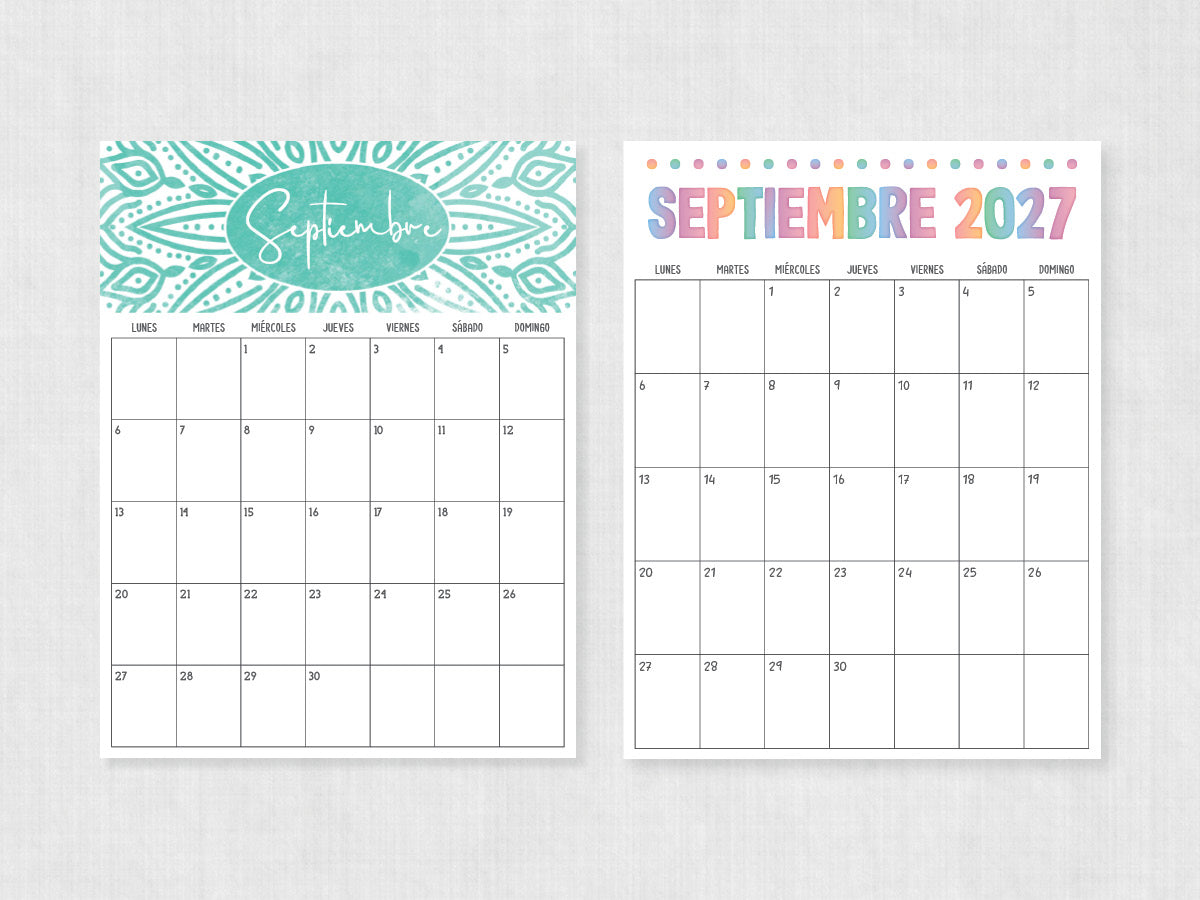 septiembre 2027 calendario para imprimir
