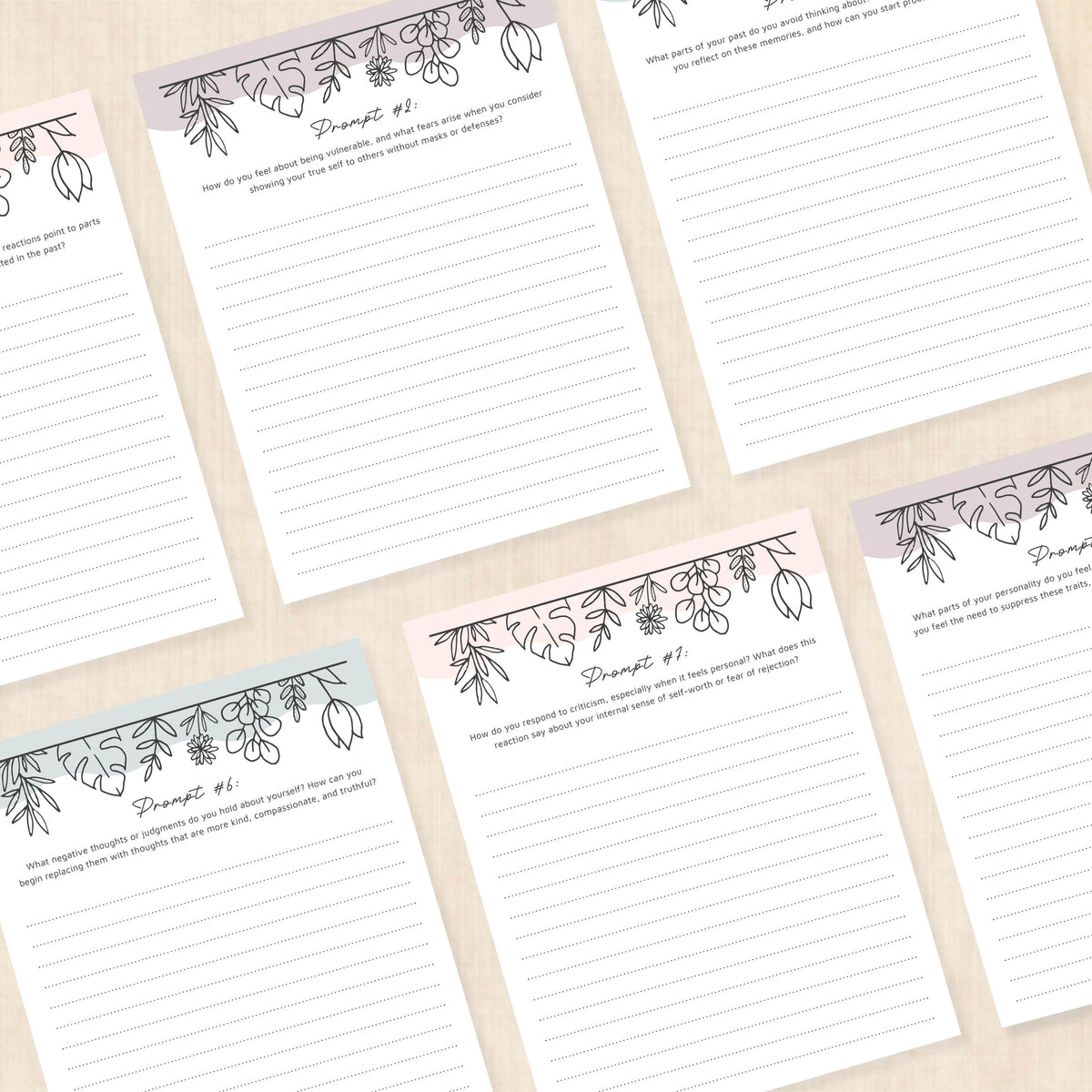 shadow work journal prompts