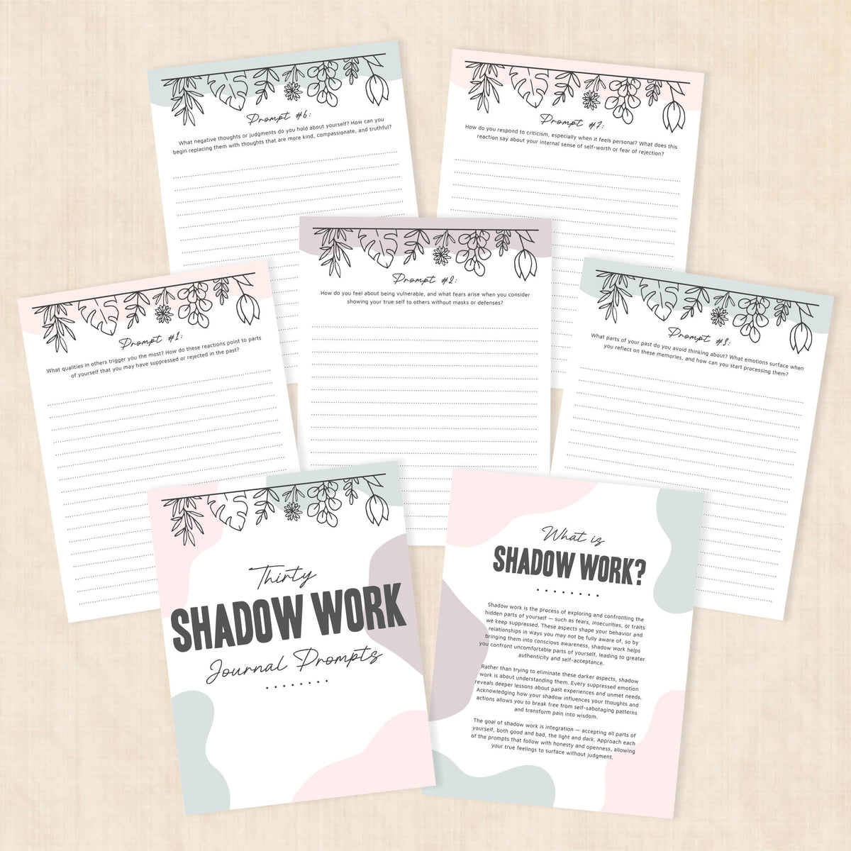 shadow work journal prompts