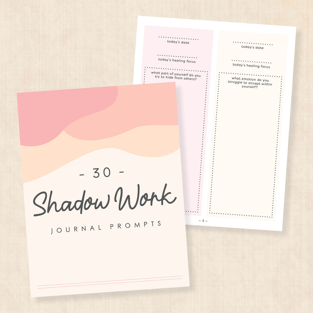 Shadow Work Prompts · PDF Workbook