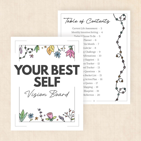 vision board template
