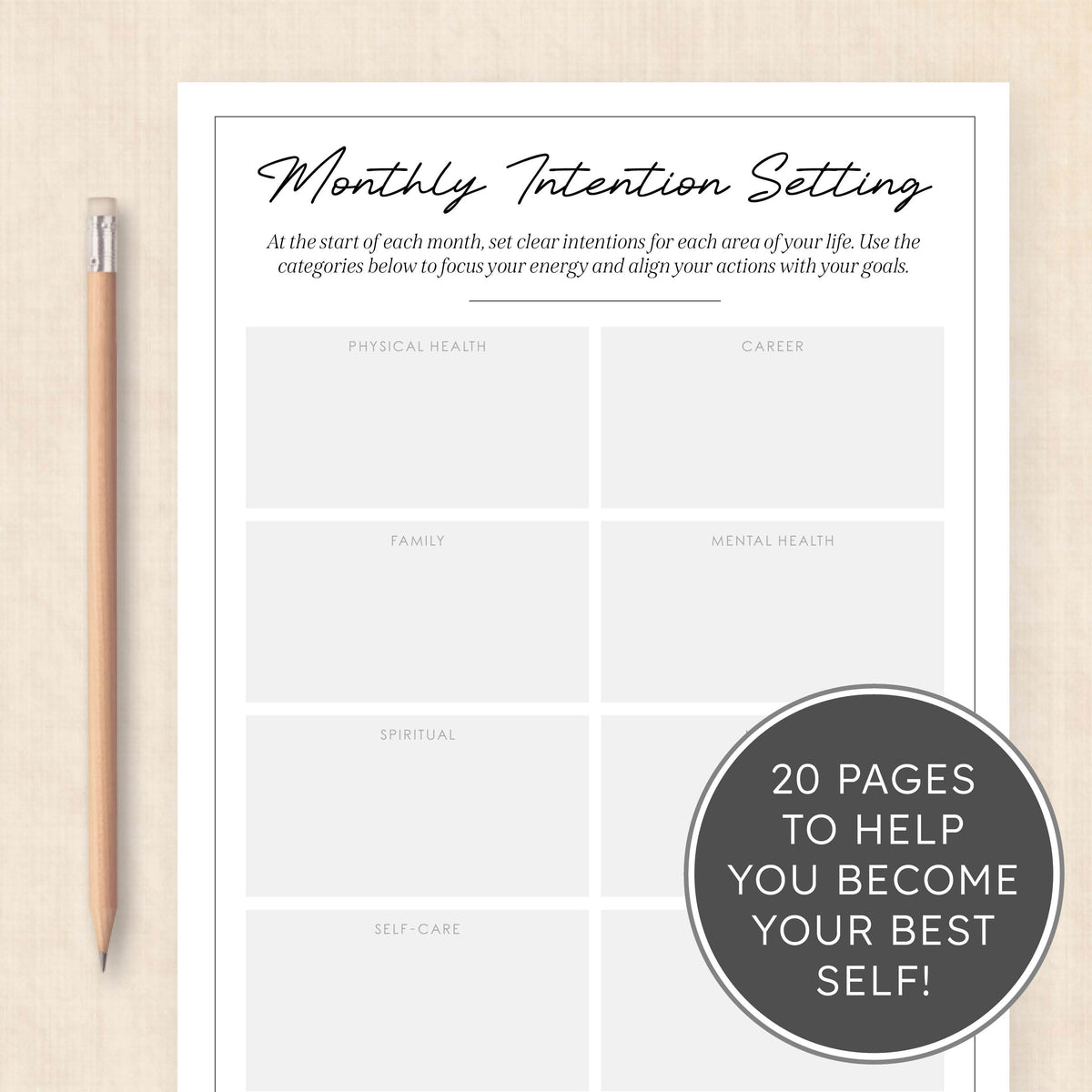 vision board template