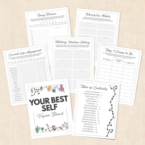 vision board template