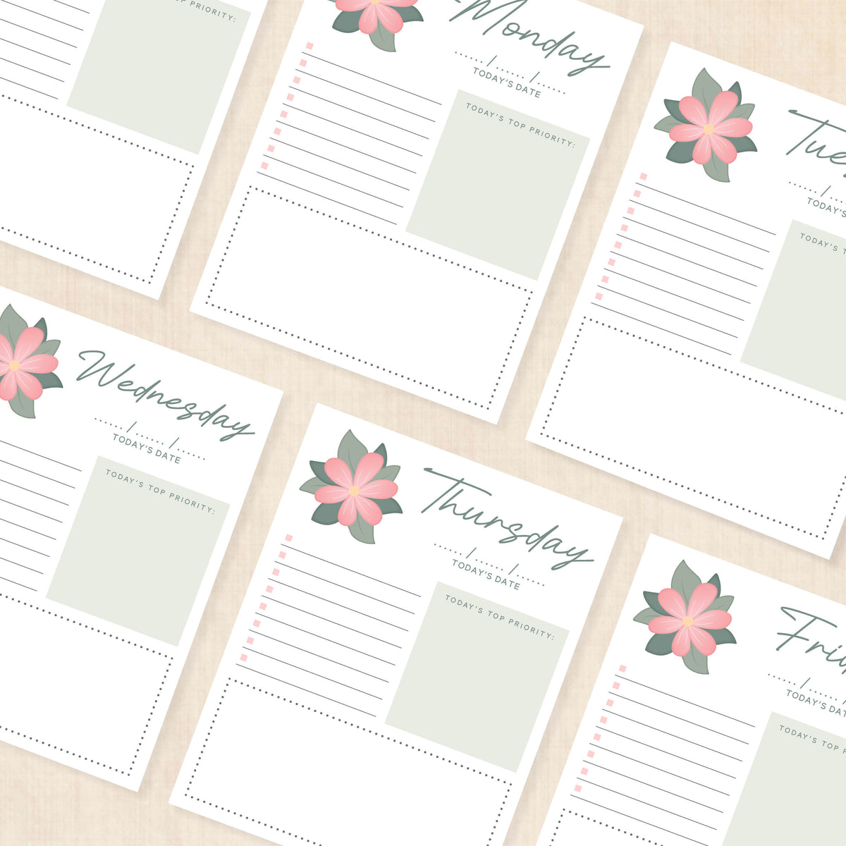 weekly planner PDF