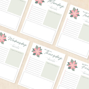 weekly planner PDF