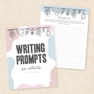Writing Prompts for Adults