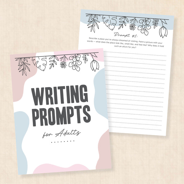 Writing Prompts for Adults