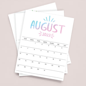 august 2023 printable calendar