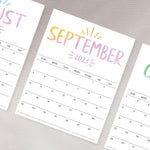 Load image into Gallery viewer, september 2023 printable calendar
