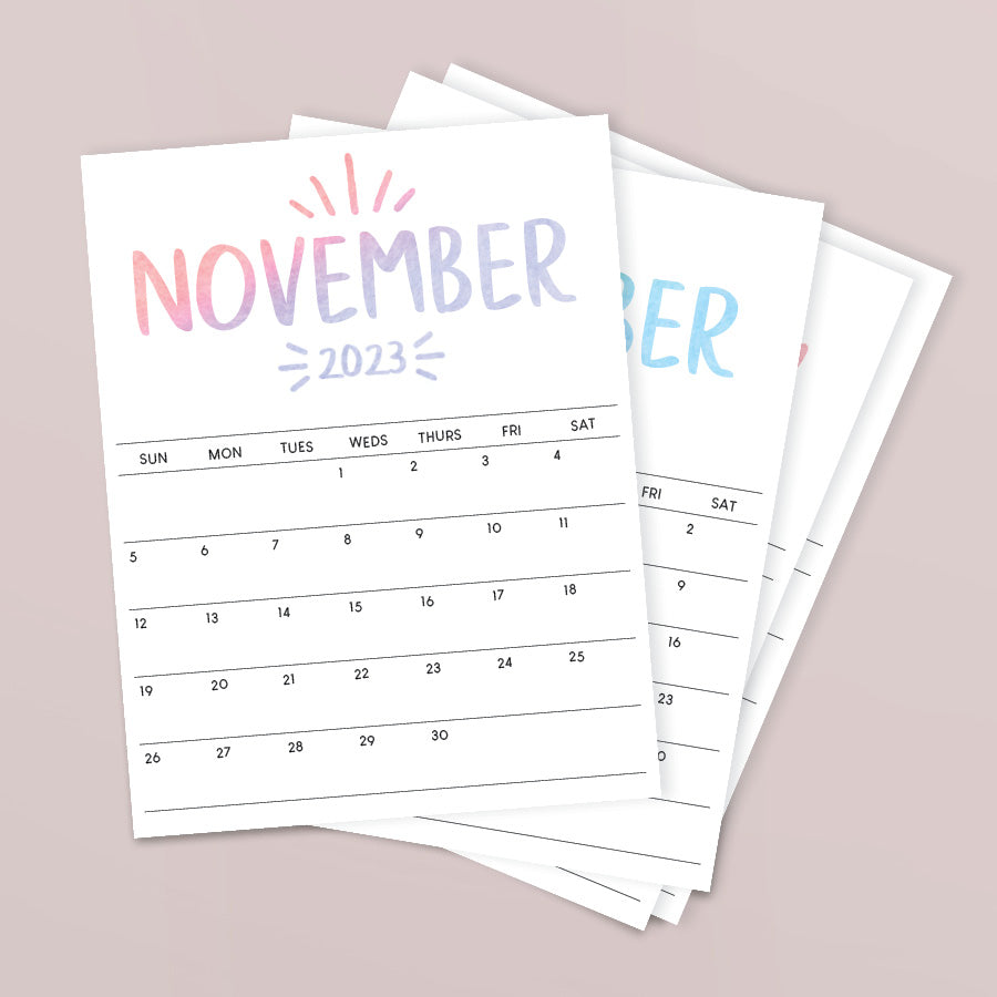 november 2023 printable calendar