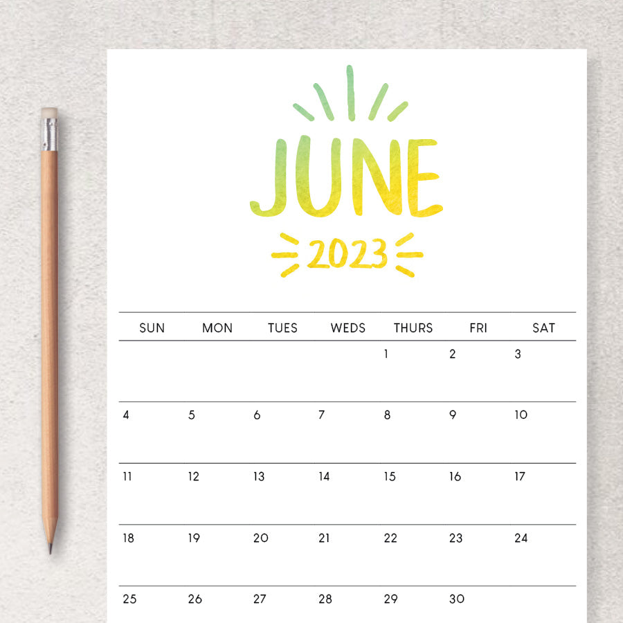 june 2023 printable calendar