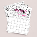 Load image into Gallery viewer, august 2023 printable calendar
