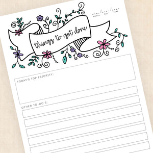 cute printable planner