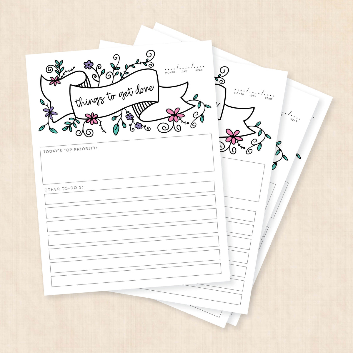 cute printable planner