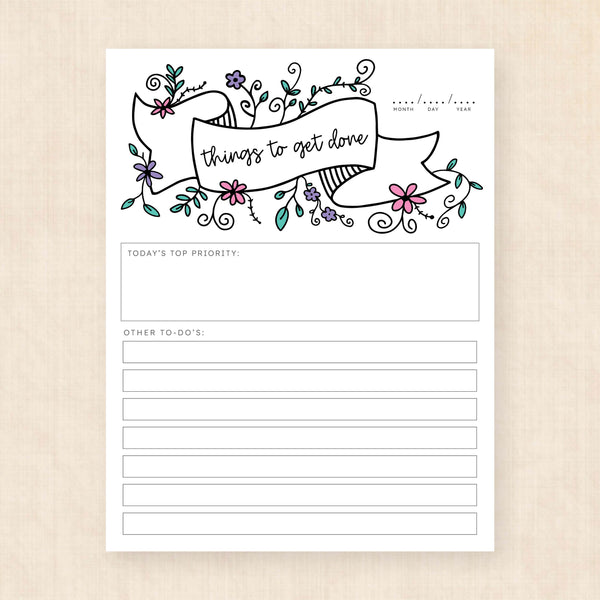 cute printable planner
