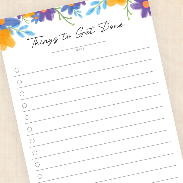 cute to do list
