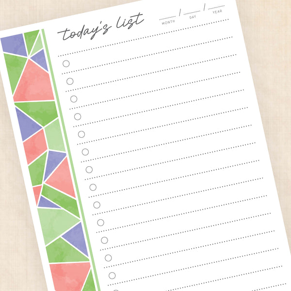 daily checklist
