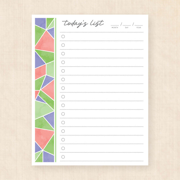daily checklist
