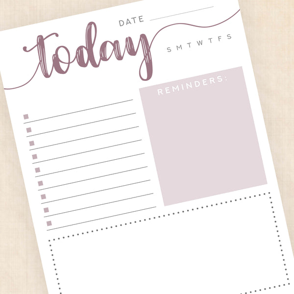 daily planner template
