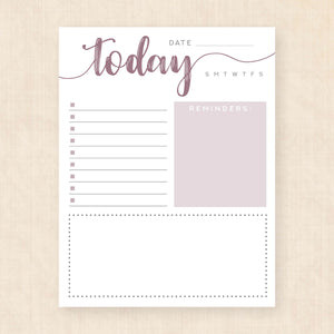 daily planner template