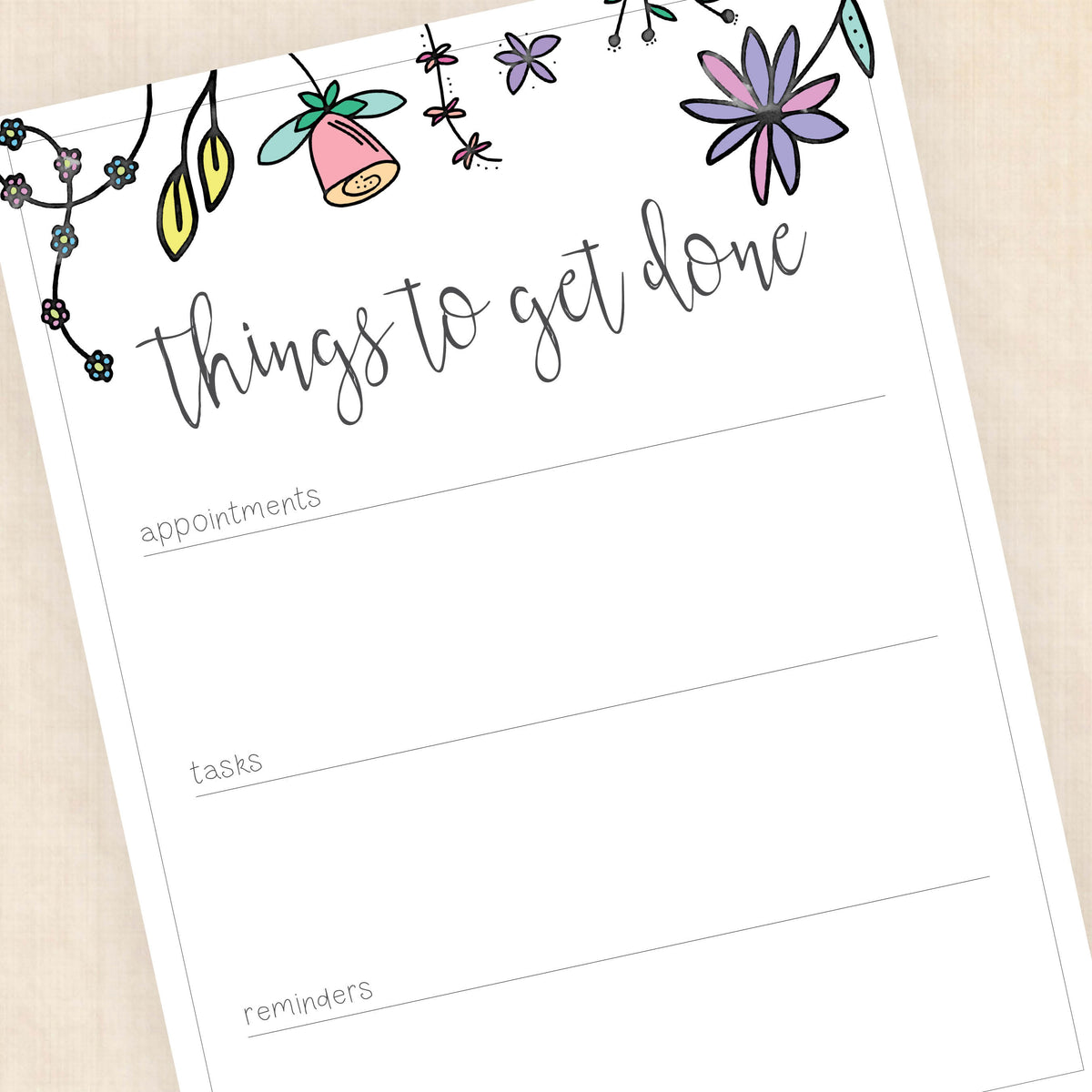 daily priority planner