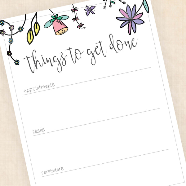 daily priority planner
