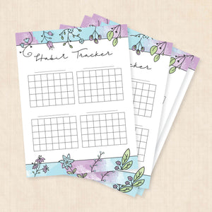 habit tracker printable