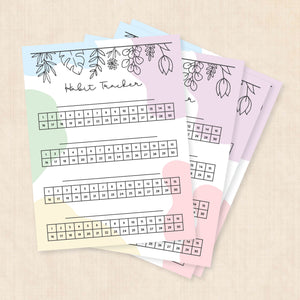 habit tracker printable