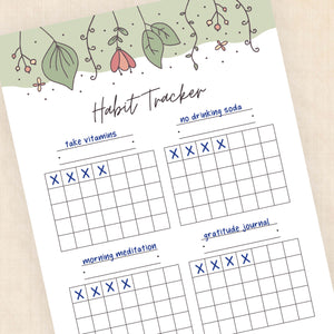 habit tracker template