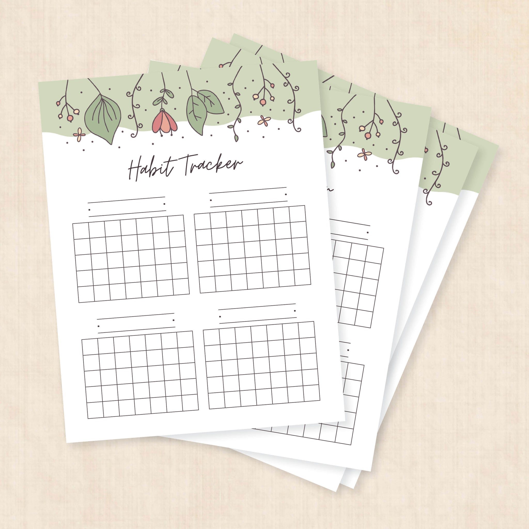 habit tracker template