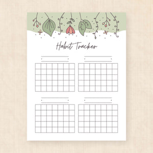 habit tracker template